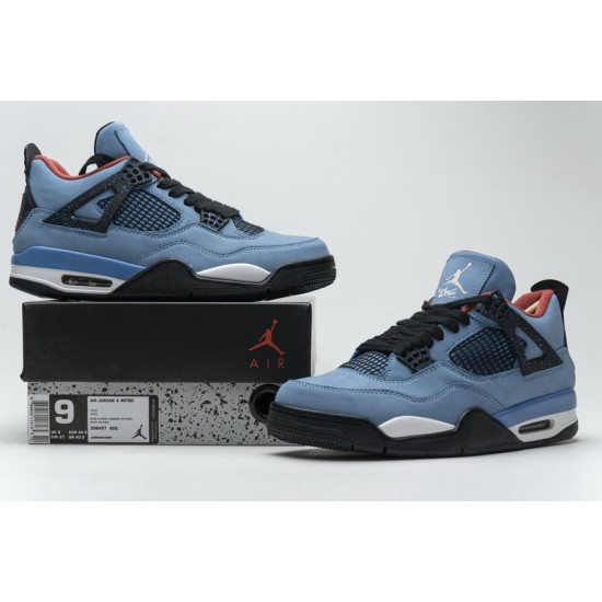Air Jordan 4 Retro "Houston Oilers" Black White 308497-406