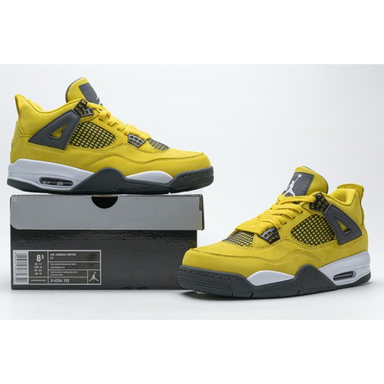 Air Jordan 4 Retro LS "Lightning" Yellow Grey 314254-702 40-46