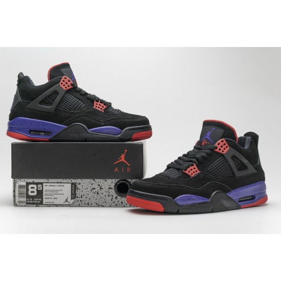 Air Jordan 4 Retro "NRD Raptors" Black Red AQ3816-056