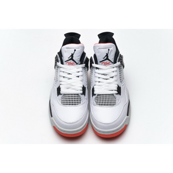 Air Jordan 4 Retro "Pale Citron" White Red 308497-116