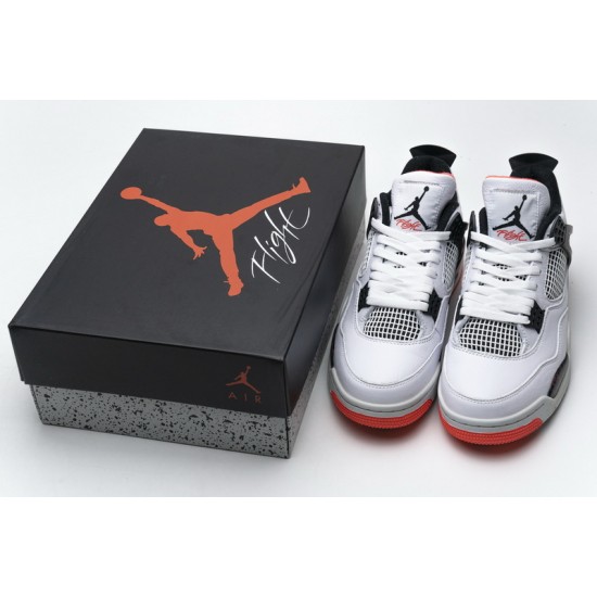 Air Jordan 4 Retro "Pale Citron" White Red 308497-116