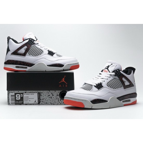 Air Jordan 4 Retro "Pale Citron" White Red 308497-116