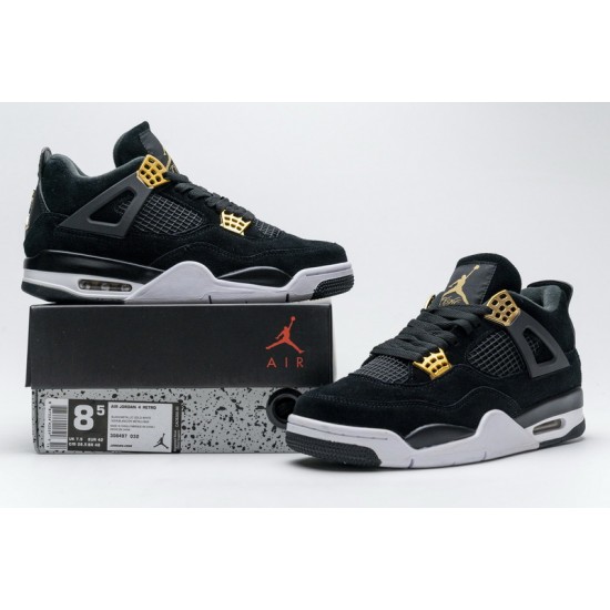 Air Jordan 4 Retro "Royalty" Black Gold 308497-032
