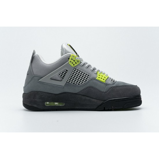 Air Jordan 4 Retro SE "Neon 95" Grey Green CT5342-007 40.5-47