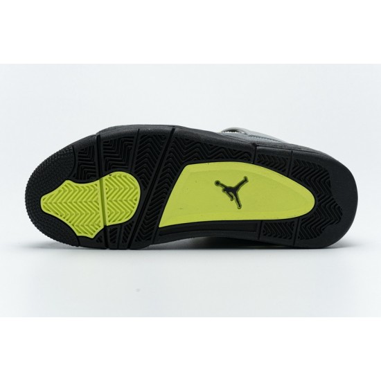 Air Jordan 4 Retro SE "Neon 95" Grey Green CT5342-007 40.5-47