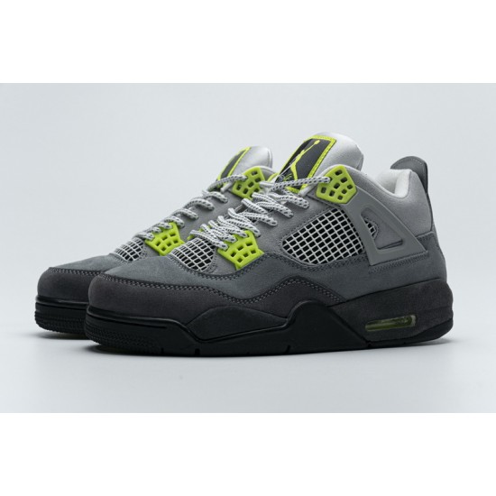 Air Jordan 4 Retro SE "Neon 95" Grey Green CT5342-007 40.5-47