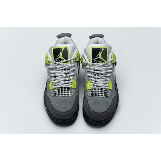 Air Jordan 4 Retro SE "Neon 95" Grey Green CT5342-007 40.5-47