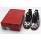Air Jordan 4 Retro "Singles Day Tattoo" Black White Red BQ0897-006