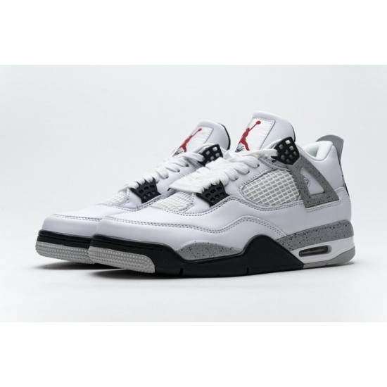 Air Jordan 4 Retro "White Cement" White Black 840606-192