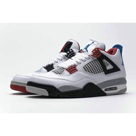 Air Jordan 4 Retro "What The 4" White Red Blue CI1184-146