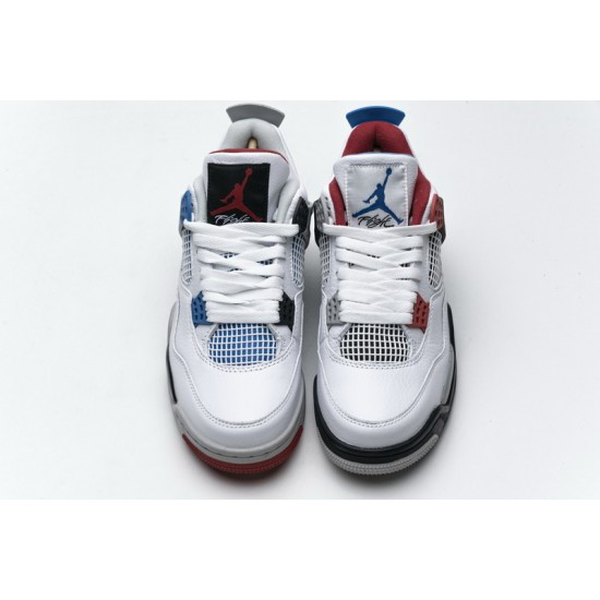 Air Jordan 4 Retro "What The 4" White Red Blue CI1184-146