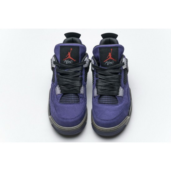 Travis Scott x Air Jordan 4 Retro "Purple Suede" Purple Black AJ4-766302