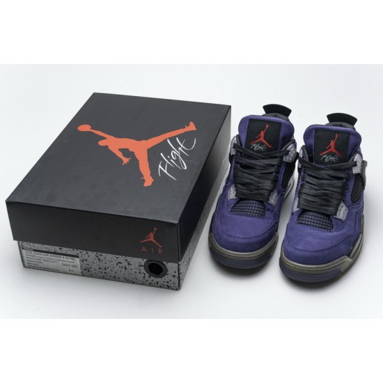 Travis Scott x Air Jordan 4 Retro "Purple Suede" Purple Black AJ4-766302