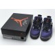 Travis Scott x Air Jordan 4 Retro "Purple Suede" Purple Black AJ4-766302