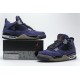 Travis Scott x Air Jordan 4 Retro "Purple Suede" Purple Black AJ4-766302