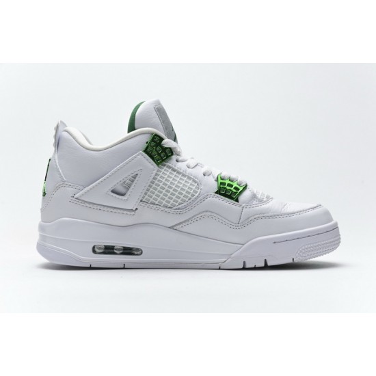 Air Jordan 4 Retro "Metallic Green" White Green CT8527-113