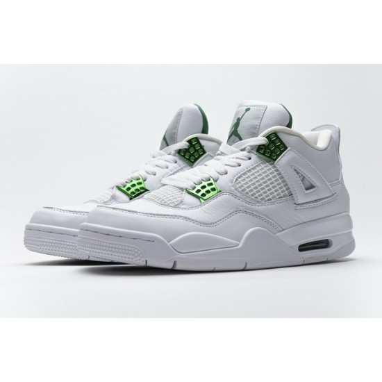 Air Jordan 4 Retro "Metallic Green" White Green CT8527-113