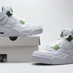 Air Jordan 4 Retro "Metallic Green" White Green CT8527-113