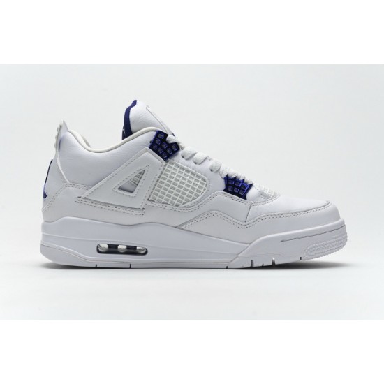 Air Jordan 4 Retro "Metallic Purple" White Purple CT8527-115