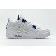 Air Jordan 4 Retro "Metallic Purple" White Purple CT8527-115