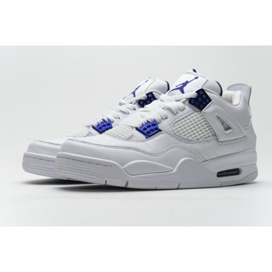 Air Jordan 4 Retro "Metallic Purple" White Purple CT8527-115