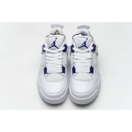 Air Jordan 4 Retro "Metallic Purple" White Purple CT8527-115