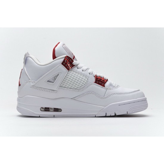 Air Jordan 4 Retro "Metallic Red" White Red CT8527-112
