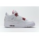 Air Jordan 4 Retro "Metallic Red" White Red CT8527-112