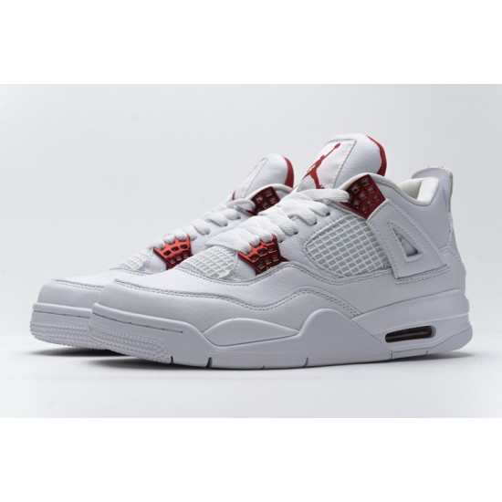 Air Jordan 4 Retro "Metallic Red" White Red CT8527-112