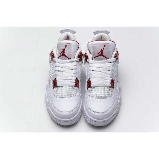 Air Jordan 4 Retro "Metallic Red" White Red CT8527-112