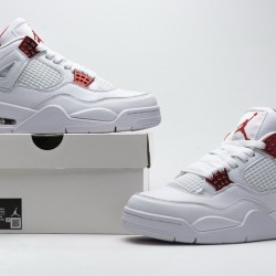 Air Jordan 4 Retro "Metallic Red" White Red CT8527-112