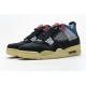 Air Jordan 4 Retro SP "Off Noir" Black Black Blue Pink DC9533-001