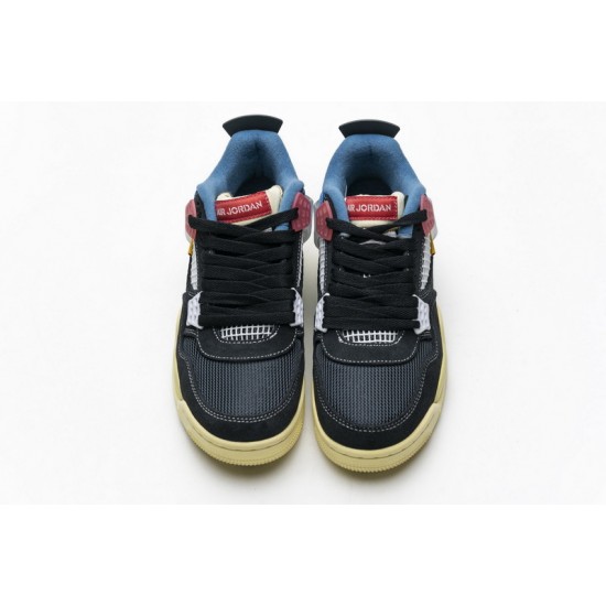 Air Jordan 4 Retro SP "Off Noir" Black Black Blue Pink DC9533-001