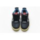 Air Jordan 4 Retro SP "Off Noir" Black Black Blue Pink DC9533-001