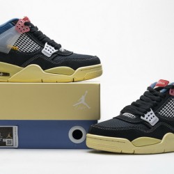 Air Jordan 4 Retro SP "Off Noir" Black Black Blue Pink DC9533-001
