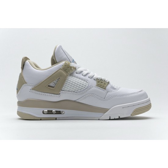 Air Jordan 4 Retro "Sand Linen" White Gold 487724-118