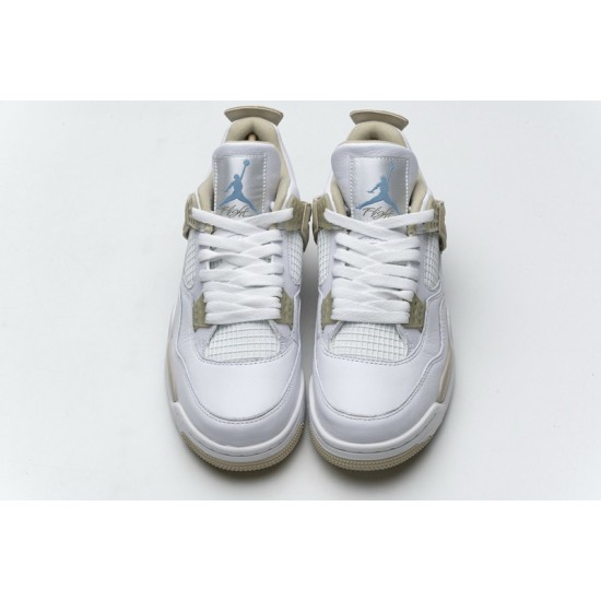Air Jordan 4 Retro "Sand Linen" White Gold 487724-118