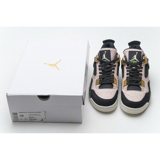 Air Jordan 4 Retro "Silt Red" Black Pink AQ9129-601