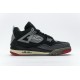 Off-White x Air Jordan 4 "Bred" Black Grey Red CV9388-001