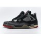 Off-White x Air Jordan 4 "Bred" Black Grey Red CV9388-001