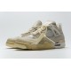 Off-White x Air Jordan 4 "Sail" Yellow White CV9388-100