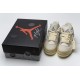 Off-White x Air Jordan 4 "Sail" Yellow White CV9388-100