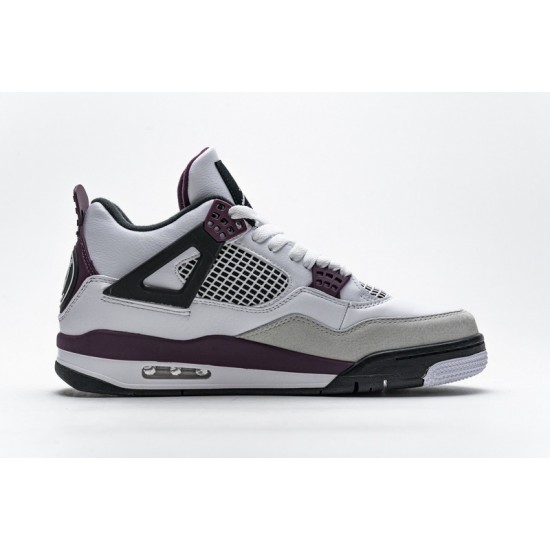 PSG x Air Jordan 4 "Paris Saint Germain" White Purple CZ5624-100