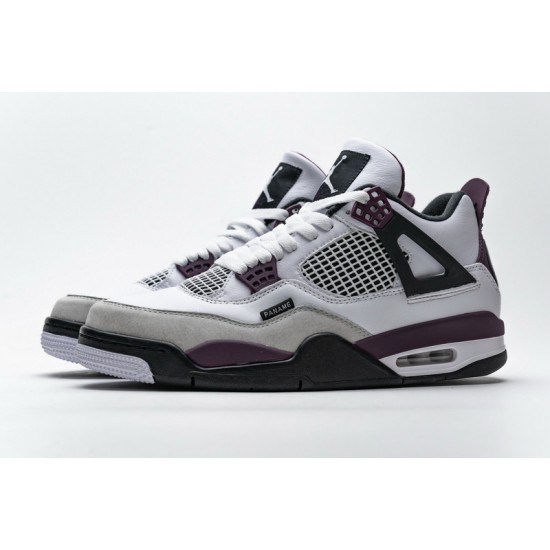 PSG x Air Jordan 4 "Paris Saint Germain" White Purple CZ5624-100
