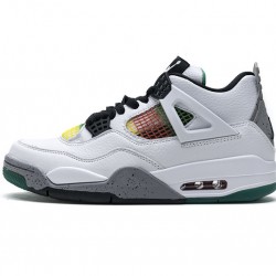 Air Jordan 4 Retro "Rasta" White Green AQ9129-100