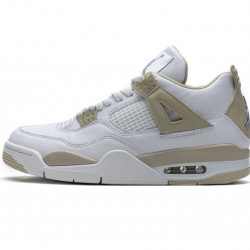 Air Jordan 4 Retro "Sand Linen" White Gold 487724-118