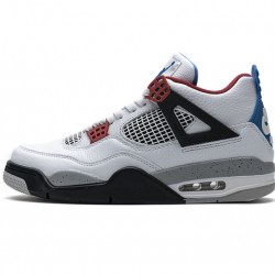 Air Jordan 4 Retro "What The 4" White Red Blue CI1184-146