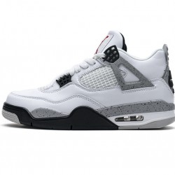 Air Jordan 4 Retro "White Cement" White Black 840606-192