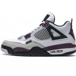 PSG x Air Jordan 4 "Paris Saint Germain" White Purple CZ5624-100