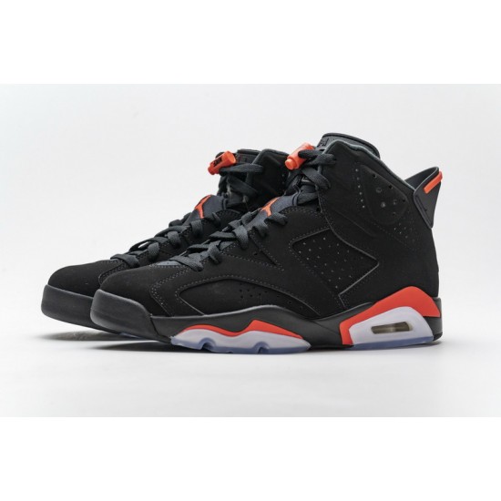Air Jordan 6 "Black Infrared" Black Red 384664-060